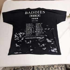 Baddies World Tour Tshirt Size XXXL